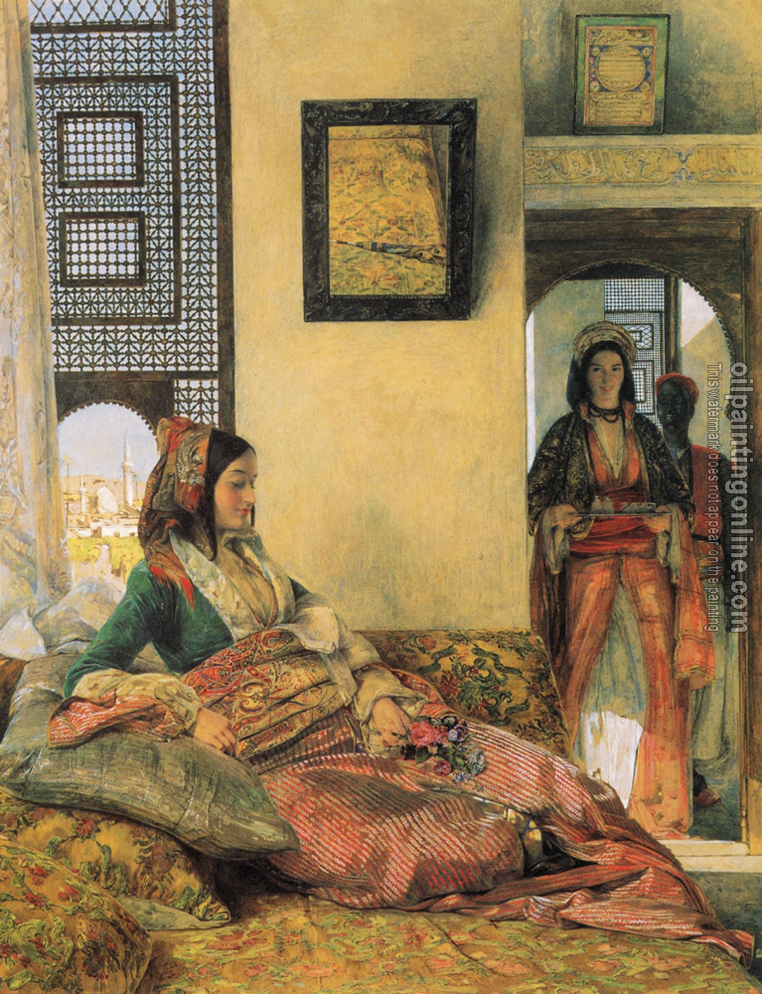 Lewis, John Frederick - Life in the Hareem, Cairo